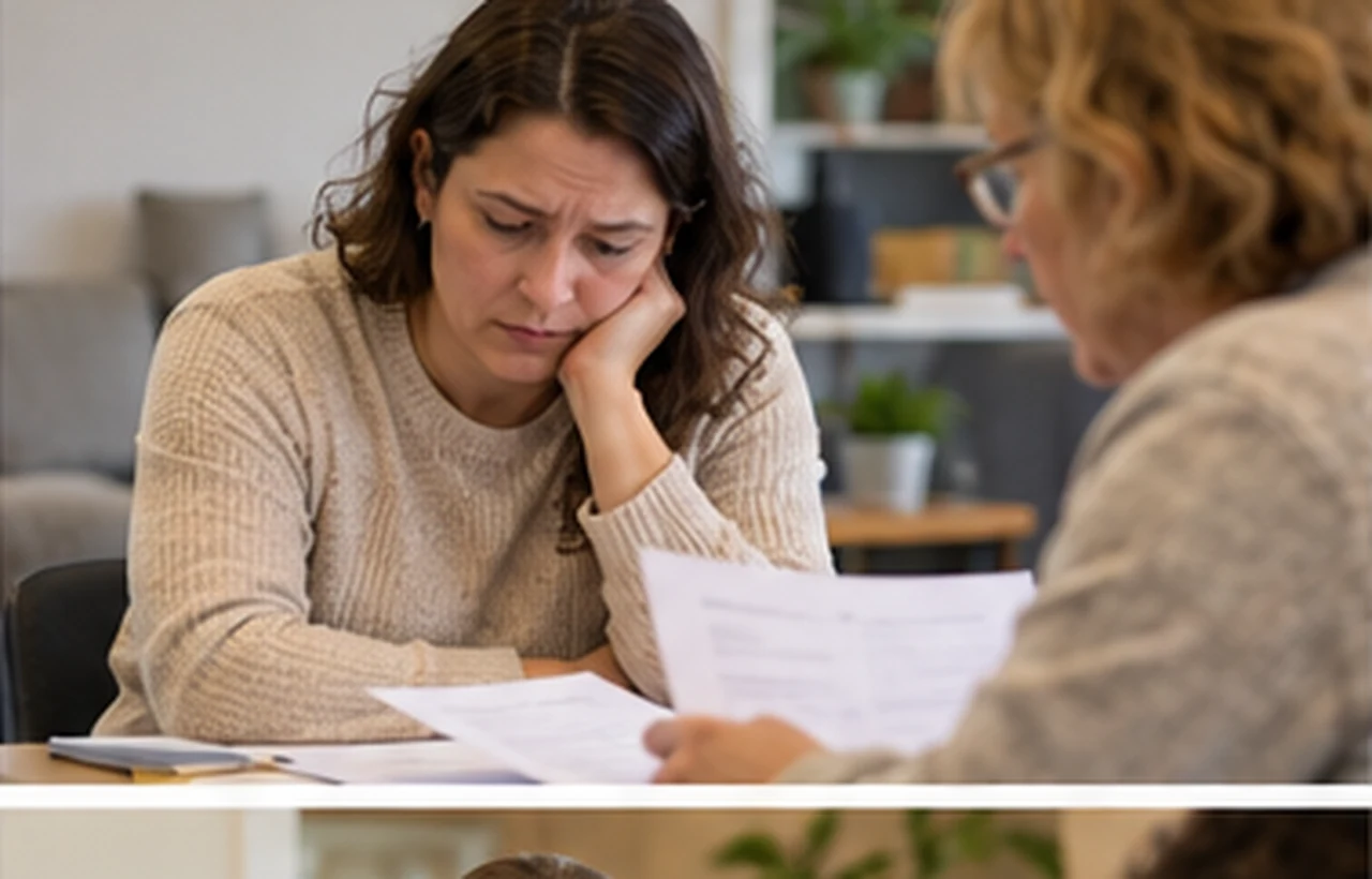 Homme d’une soixantaine d’années consultant des offres d’emploi sur ordinateur