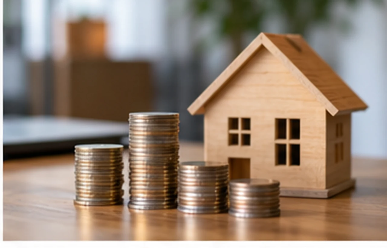 Couple de retraités relisant une offre de prêt immobilier avec le notaire